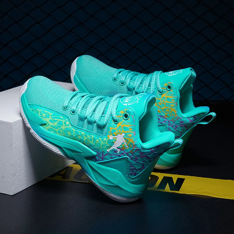 NEW 2025 Boys Brand Basketball Shoes Kids Sneakers Thick Sole Non-slip Children Sports Shoes Child Boy Basket Trainer Shoes Girls