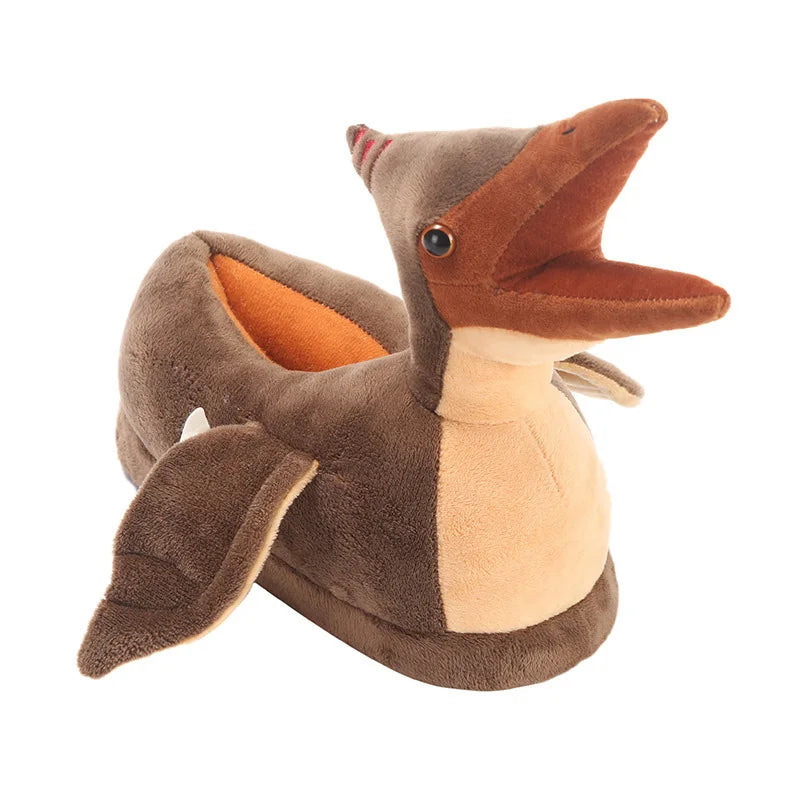 Parent-child Dinosaur Animal Shoes Creative Funny Slip On Home Slides for Dad Mom Children Gift Slippers - FREE SHIPPING
