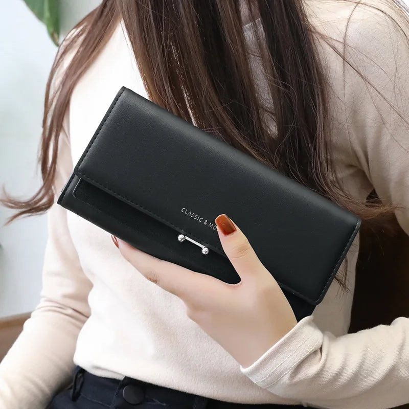 2024 Brand Luxury Women Wallet Long Purse Clutch Large Capacity Female Wallets Lady Phone bag Card Holder Carteras Mujer