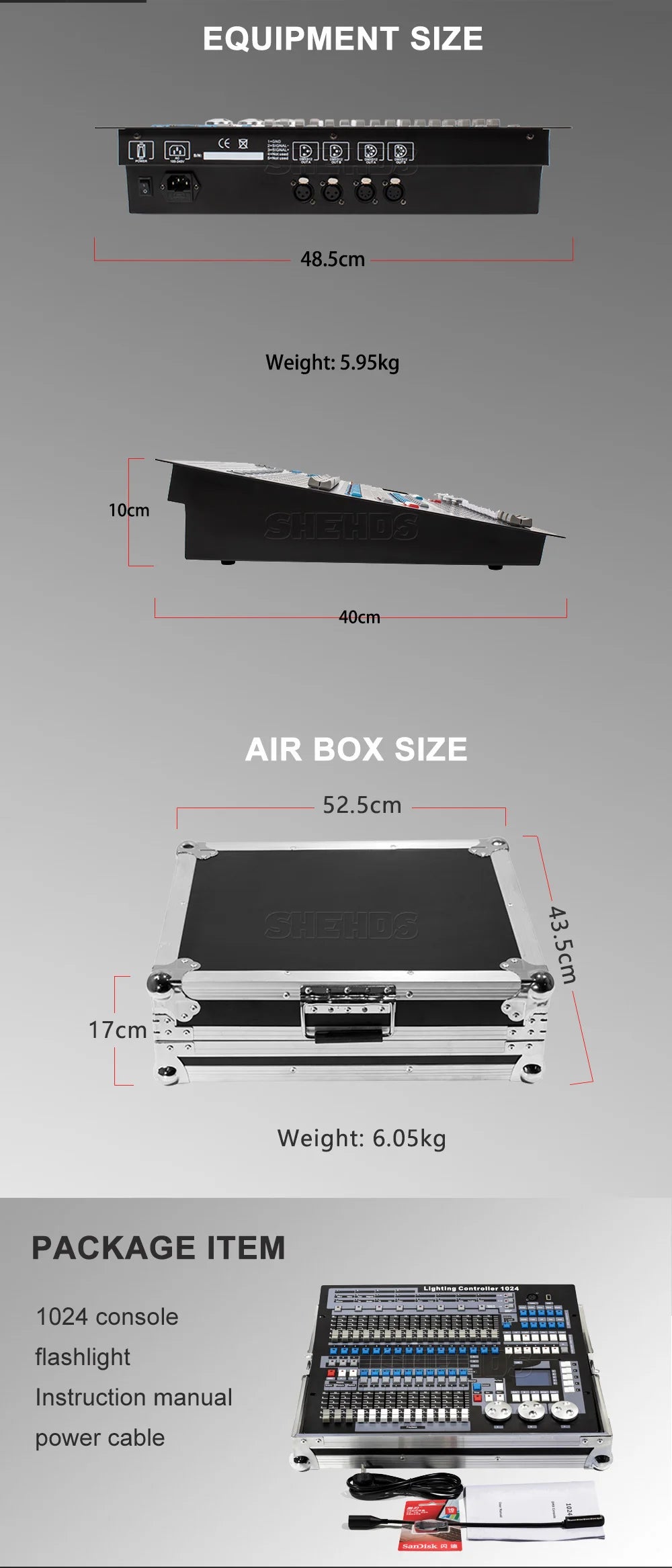 DMX Console 1024 Controller For Stage Lighting DMX 512 DJ Controller Equipment International Standard 192/768/Pilot 2000 Console