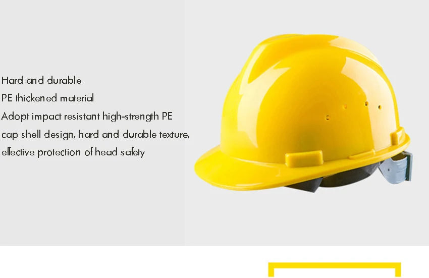 Hard Hat Cap Style with 4 Point Ratchet Suspension Construction Safety Helmet, Impact Resistance, High Strength Hard Hat