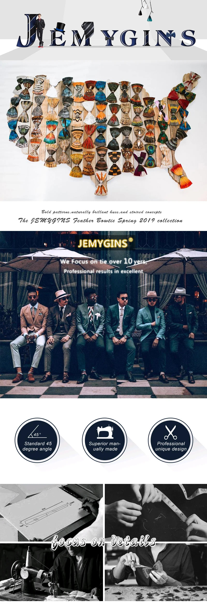 JEMYGINS New 2026 Design Green Casual Tie 4cm Solid Color Slim Fit neckTie Handmade Fashion Men's Ties For Wedding Party Gift