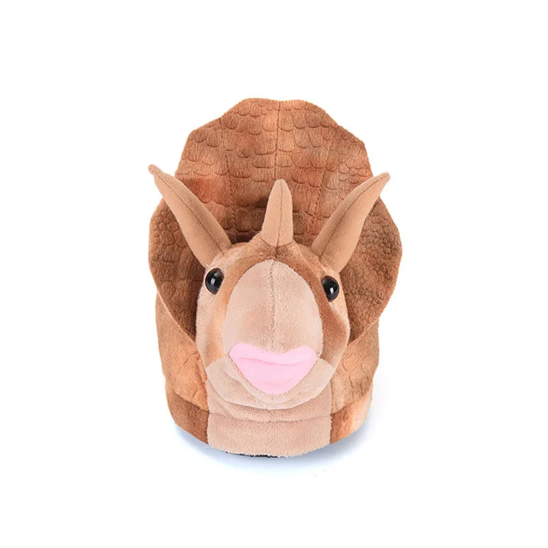 Parent-child Dinosaur Animal Shoes Creative Funny Slip On Home Slides for Dad Mom Children Gift Slippers - FREE SHIPPING
