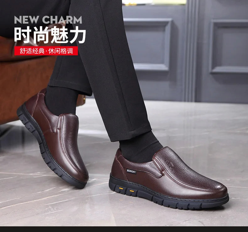 Genuine Leather Men Casual Shoes Luxury Brand Mens Loafers Moccasins Breathable Slip on Driving Shoes zapatillas de hombre