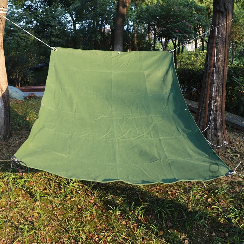 350GSM Green Organic Silicon Cloth Garden Courtyard Truck Car Canvas Balcony Cover Truck Waterproof Sunshade Cloth - FREE SHIPPING