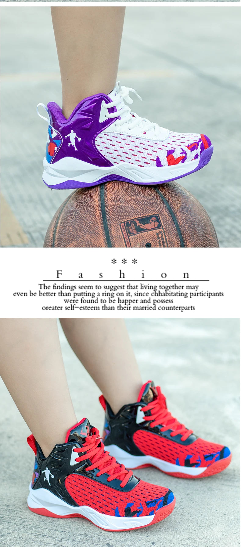 NEW 2025 Boys Brand Basketball Shoes Kids Sneakers Thick Sole Non-slip Children Sports Shoes Child Boy Basket Trainer Shoes Girls