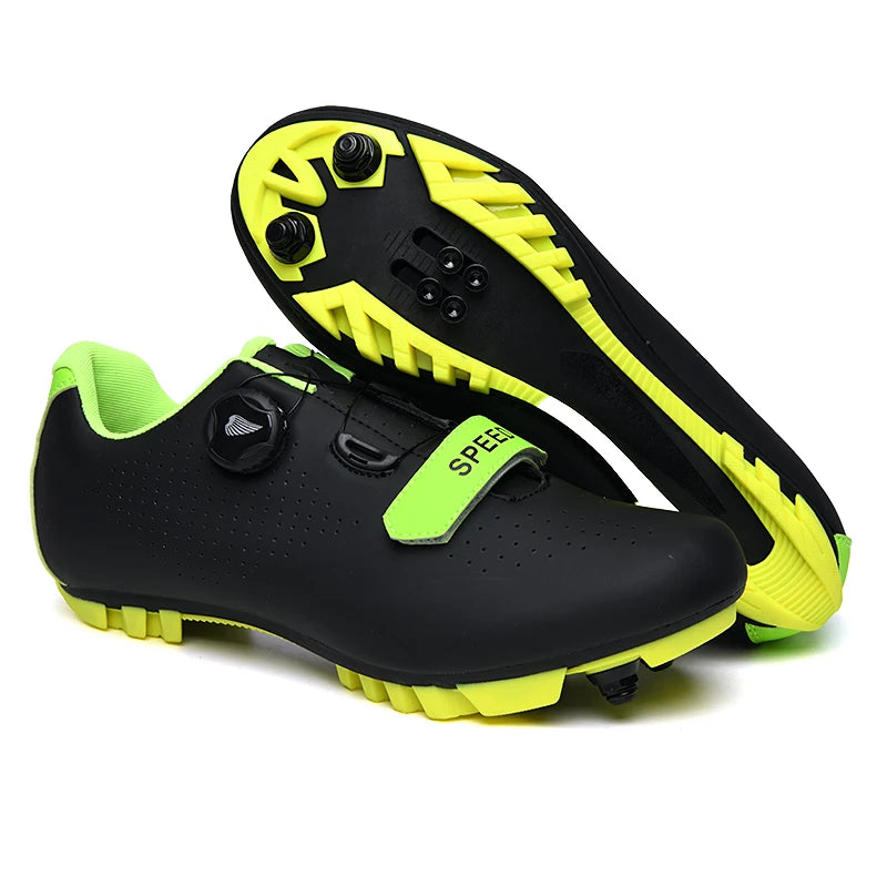 Flats Cycling Shoes Road Biking Mountain Biking Clipless Cycling Shoes Bicycle Footwear Button Men's Women's Low-top Slip on