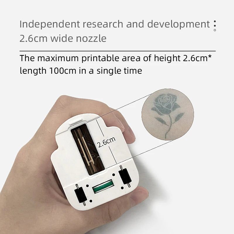 EVEBOT Printpods Handheld Mini Printer Small Portable Creative Smart Inkjet  Machine Card Label Bread Coffee Clothes Logo