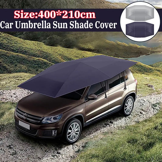 Ultimate 400x210cm Car Cover Tent - Premium Sunproof & Waterproof Outdoor Canopy for Complete Vehicle Protection