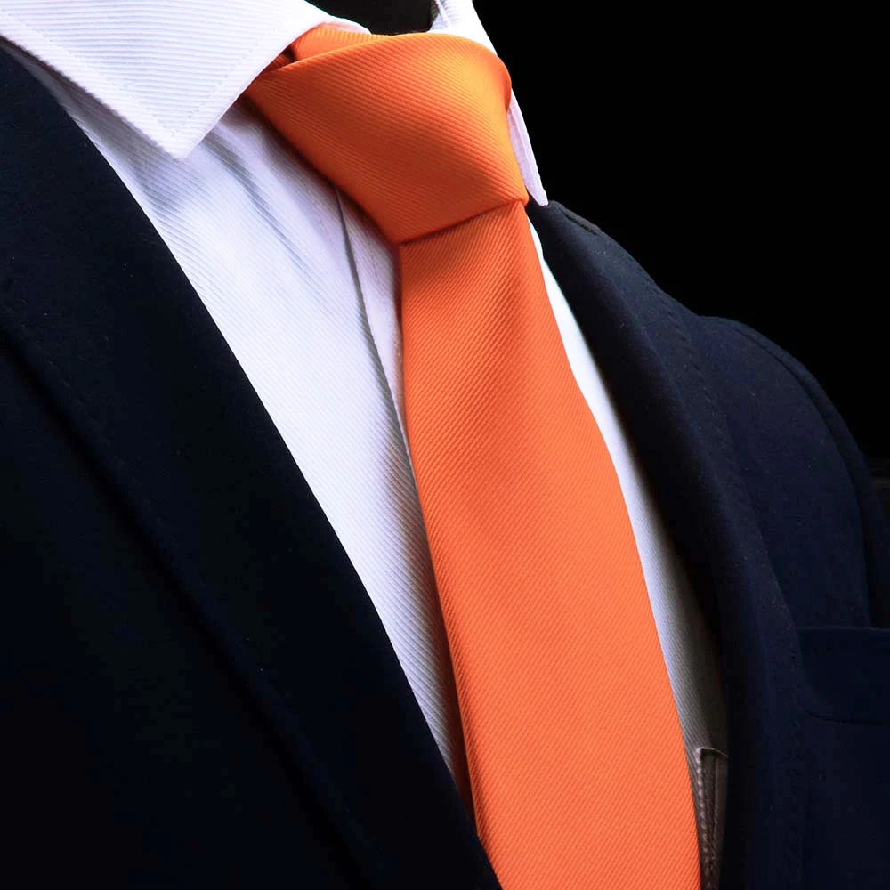 Ricnais New Arrival 2026 Classic Mens Tie Silk 8cm Formal Necktie Solid Gold Red Yellow Ties For Man Business Wedding Gift Party