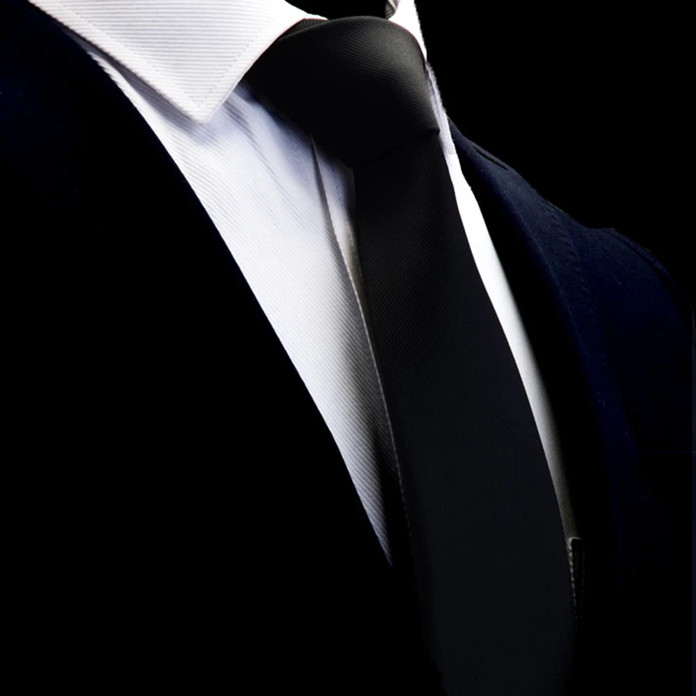 Ricnais New Arrival 2026 Classic Mens Tie Silk 8cm Formal Necktie Solid Gold Red Yellow Ties For Man Business Wedding Gift Party