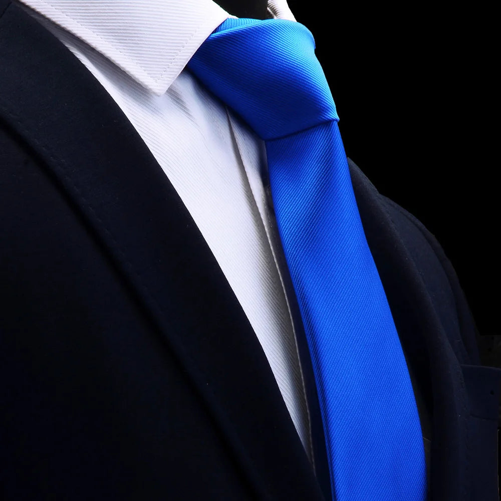 Ricnais New Arrival 2026 Classic Mens Tie Silk 8cm Formal Necktie Solid Gold Red Yellow Ties For Man Business Wedding Gift Party