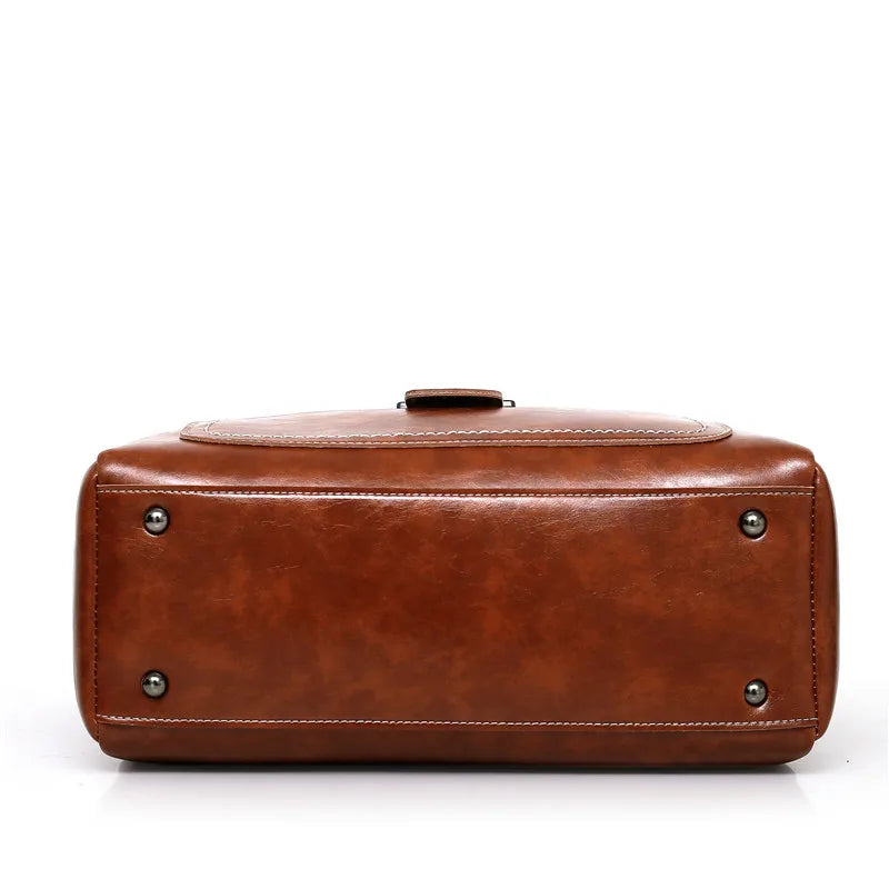 New Large Capacity Composite Bag Women Shoulder Bags Messenger Bright Leather Handbag Soft Crossbody Fashion Ladies Simple Tote