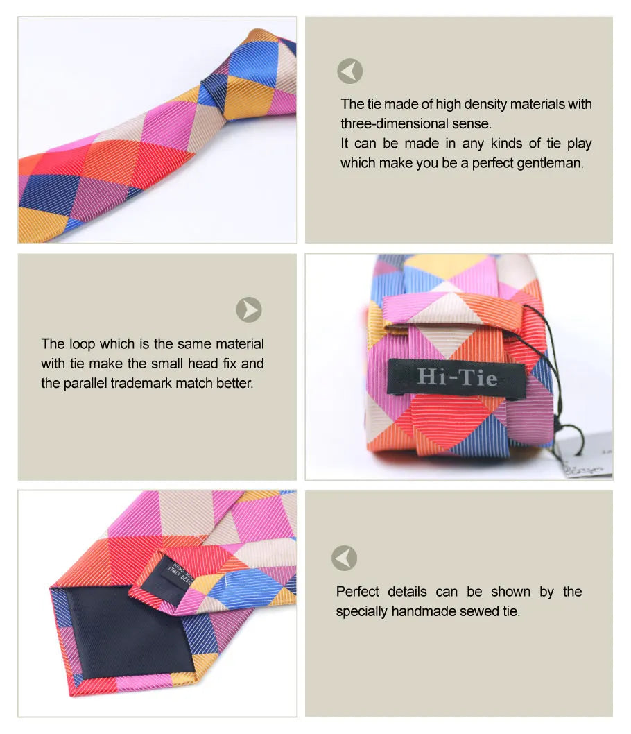 New 2025 Clasic Grey Tie for Men Silk Fabric Jacquard Woven Tie Hanky Cufflinks Set for Men Designer Fashion Silk Ties SN-1466