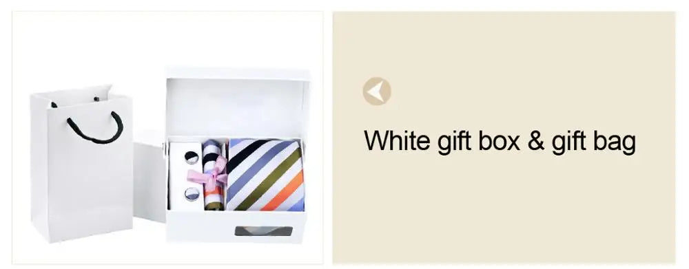 New 2025 Clasic Grey Tie for Men Silk Fabric Jacquard Woven Tie Hanky Cufflinks Set for Men Designer Fashion Silk Ties SN-1466