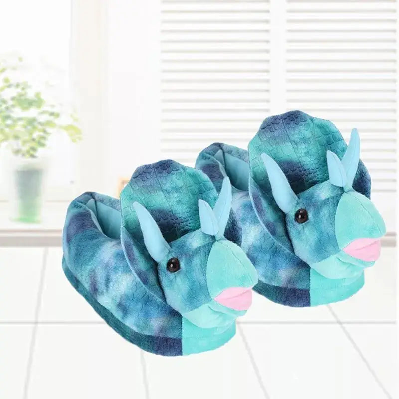 Parent-child Dinosaur Animal Shoes Creative Funny Slip On Home Slides for Dad Mom Children Gift Slippers - FREE SHIPPING