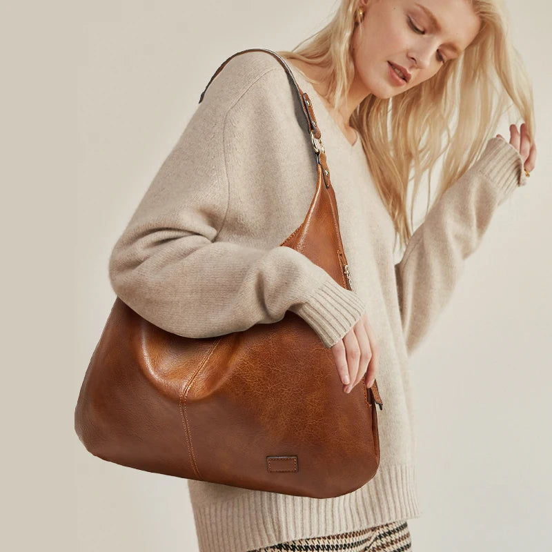 2024 Winter Women Handbags Female Designer Shoulder Bags for Travel Weekend Feminine Bolsas Leather Large Messenger bag Fashion Hobos