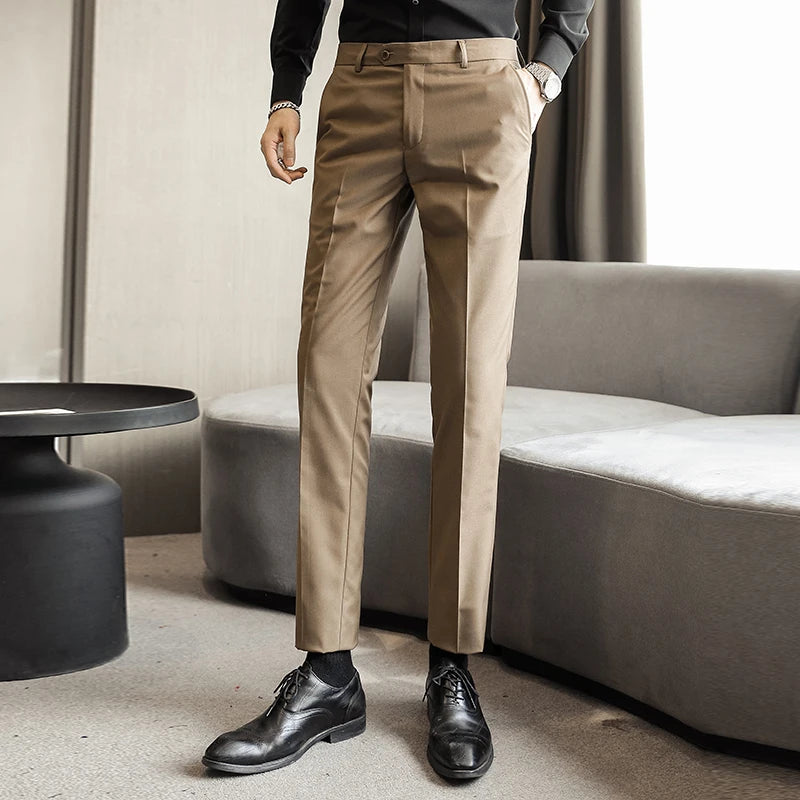 Royal Blue Pants, Men Formal Dress Trousers, Red Green Black White Pantalones Hombre, Man Slacks,M-5XL 6XL