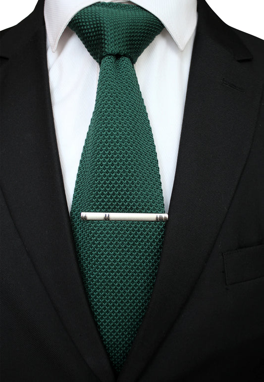 Brand New 2025  Fashion Leisure Men 8cm Colourful Ties Knitted Necktie Red Green Solid Color for Men Woven Designe Wedding Gift