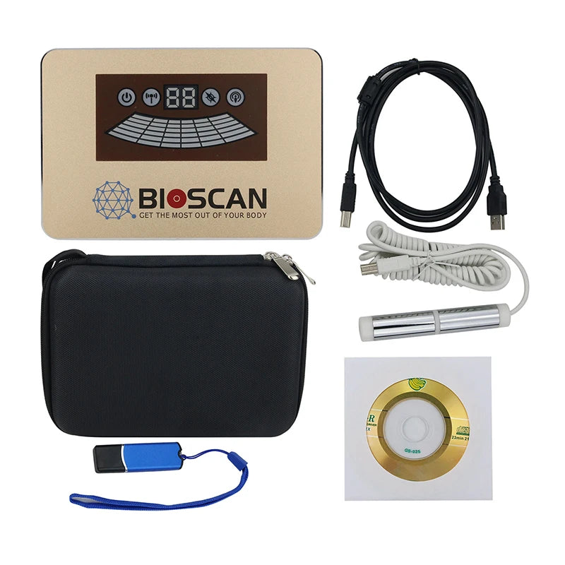 Wishcolor For BIOSCAN Quantum Resonance Magnetic Analyzer Quantum Body Analyzer With Testing Probe 52 Reports