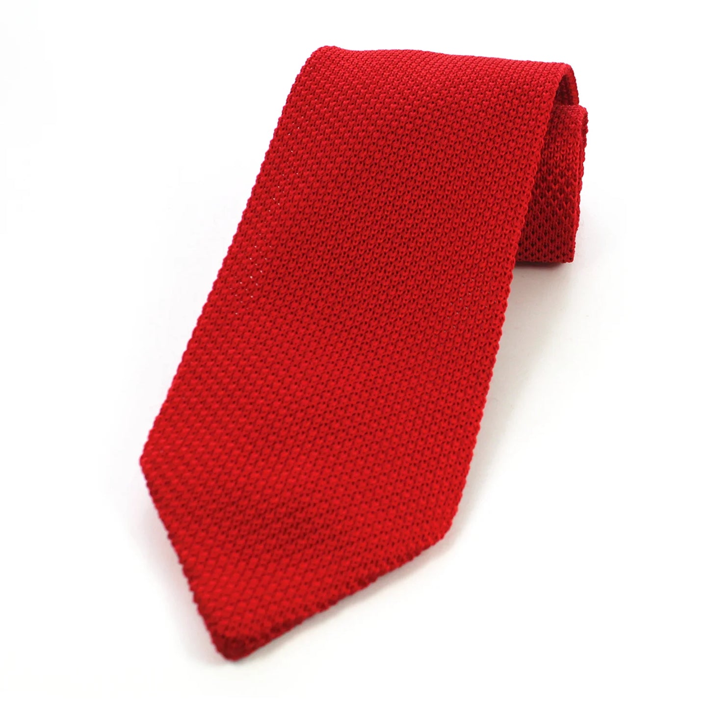 Brand New 2025  Fashion Leisure Men 8cm Colourful Ties Knitted Necktie Red Green Solid Color for Men Woven Designe Wedding Gift
