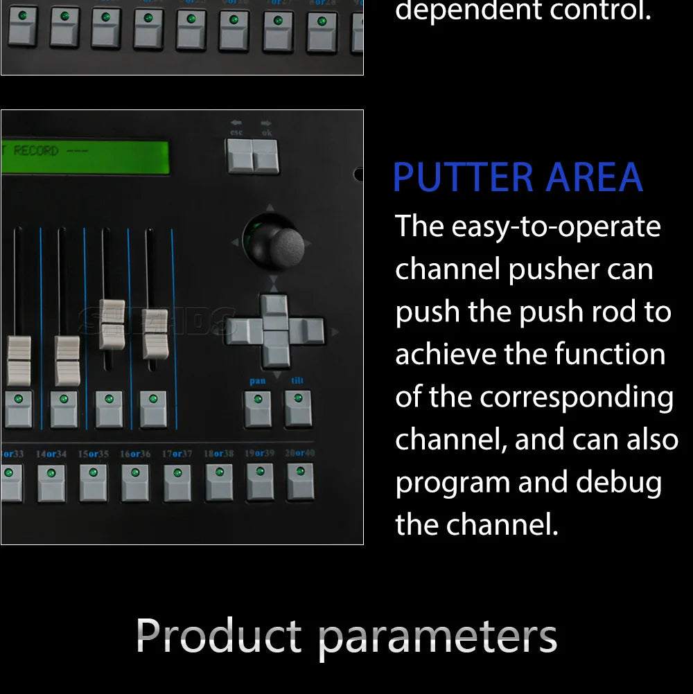 DMX Console 1024 Controller For Stage Lighting DMX 512 DJ Controller Equipment International Standard 192/768/Pilot 2000 Console