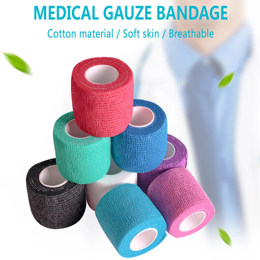 Elastic Bandage 1Pcs Bandage Elastic Self-Locking Bandage Kinesiology Tape Bandages for Boxing Tapes Adhesive Plaster Muay Thai