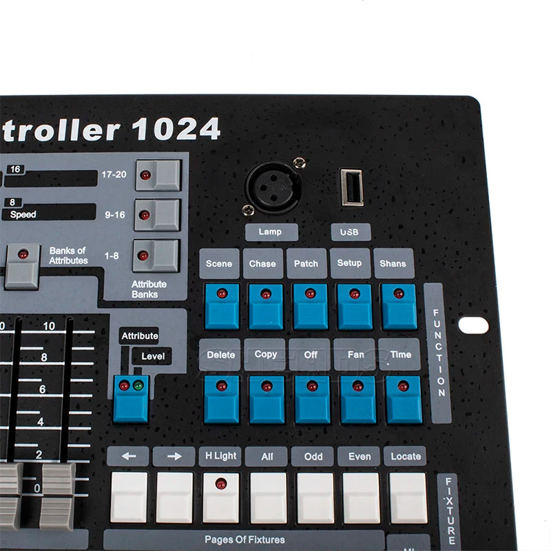 DMX Console 1024 Channels With Case For Professional Stage Lighting Control DJ Disco Nightclub Concert