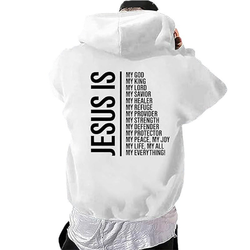 2025 Cross-border Foreign Trade Leisure Sports Sweater fleece-lined Hooded Sports Sweater Men's Autumn and Winter European and American Hoodies