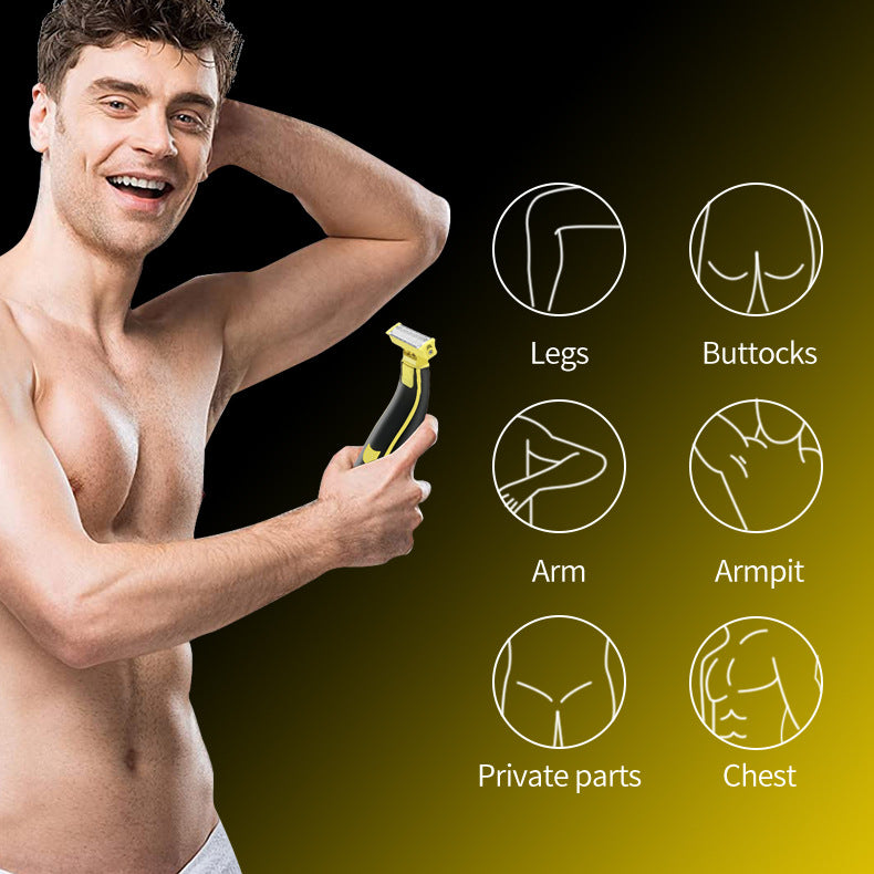 Amazony Brand New 2024-2025  men's Shaver USB rechargeable body wash Shaver leg hair face Electric Shaver