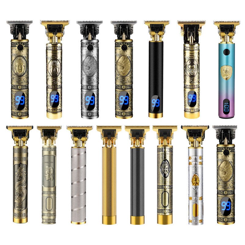 Cross-border hair clipper shaving head electric clipper electric clipper hair clipper oil head carving razor universal barber scissors