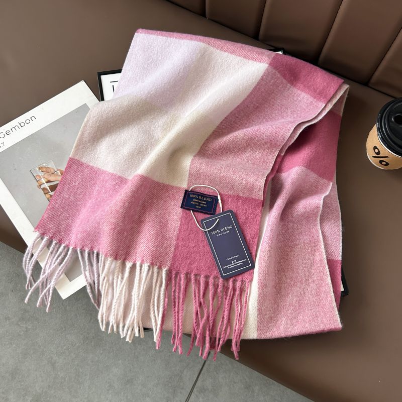 Autumn and Winter 2025 -2026  Classic Plaid Printed High-grade Scarf Ins Style for Lovers Australian,British, French, Swiss, European  Imitation Wool Texture Warm Scarf