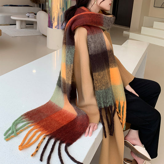 Women's Neck Warmer Fashionable Stylish All-matching buy one get a free Laptop stand