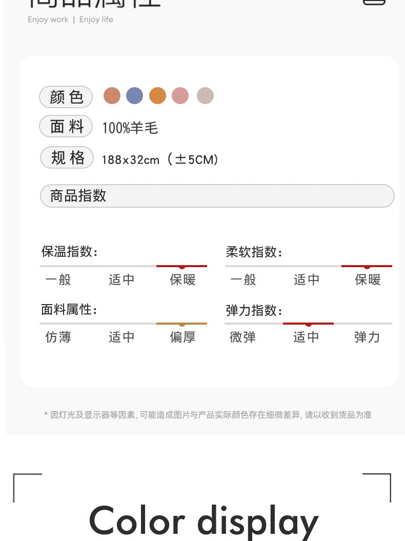 2026 Green Plaid Scarf Women's Winter All-match Pure Wool Thickened Warm New Year Gift Knitted Cashmere Scarf High-end