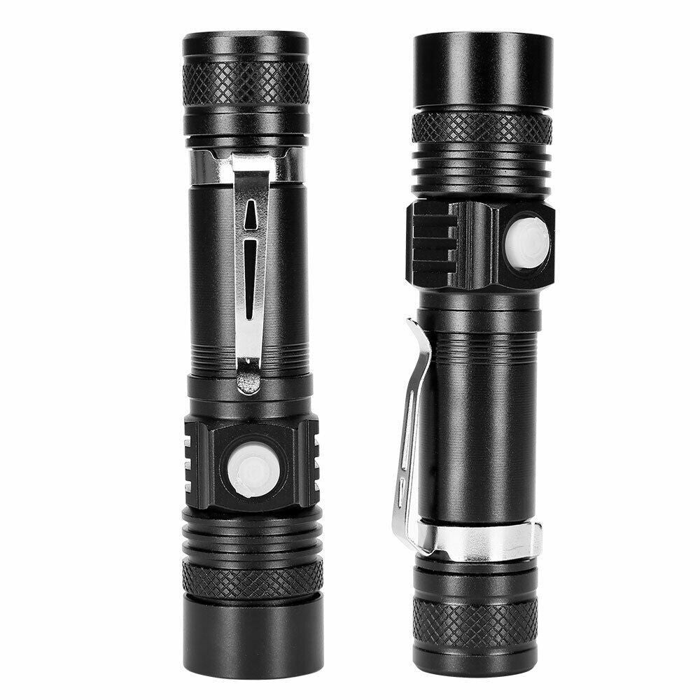 Cross-border hot aluminum alloy A100 flashlight T6 lamp beads telescopic zoom Amazony mini flashlight