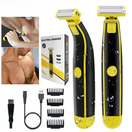 Amazony Brand New 2024-2025  men's Shaver USB rechargeable body wash Shaver leg hair face Electric Shaver