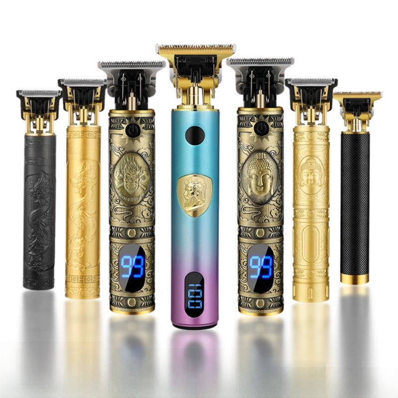 Cross-border hair clipper shaving head electric clipper electric clipper hair clipper oil head carving razor universal barber scissors