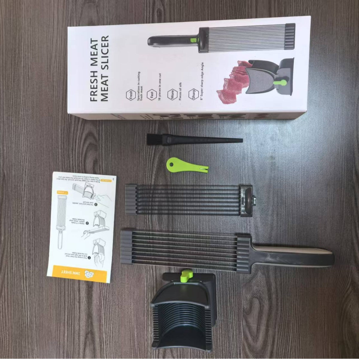 Cross-border explosions meat slicer stainless steel blade fast meat slice artifact factory direct sales