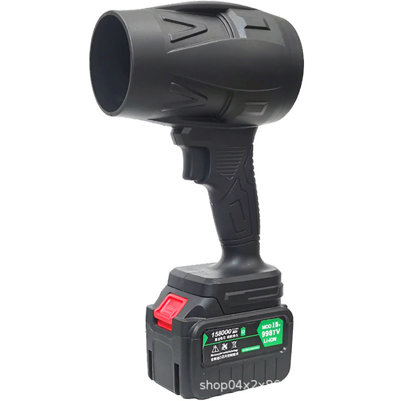 Violent fan turbine water blowing dust remover high-power powerful hair dryer hand-held lithium battery blower blowing dust