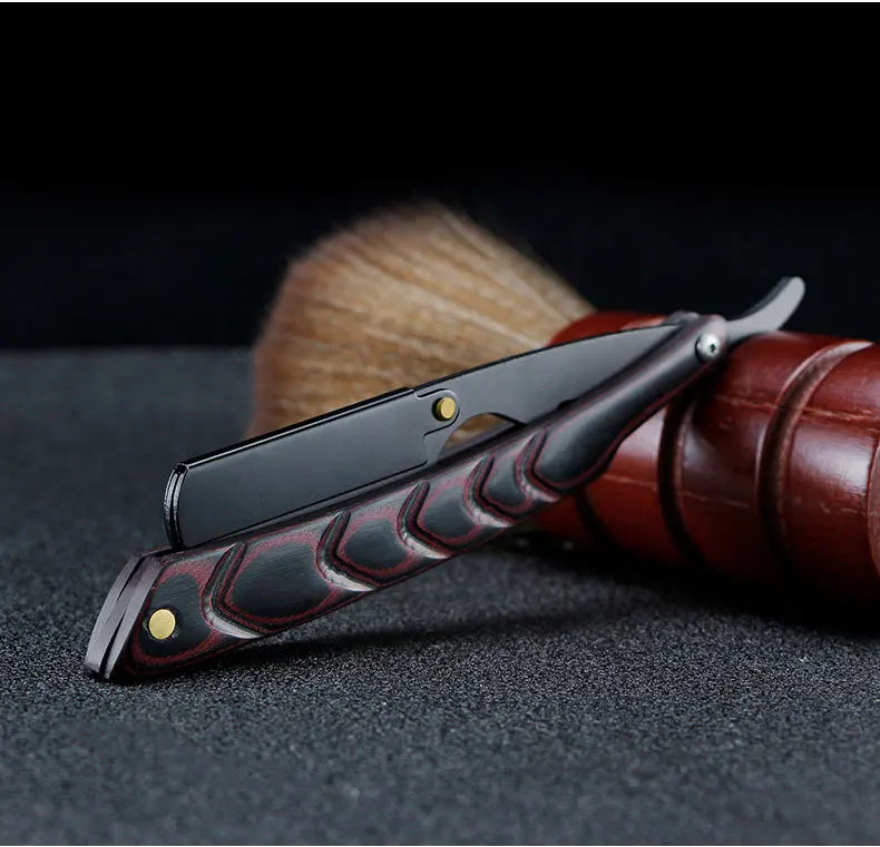 Men‘s’ Professional Barber Razor Manual Shaver Straight Edge Stainless Steel Shaver Folding Shaving Shave With Blade
