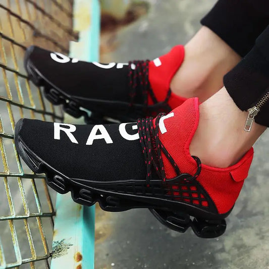 New collections 2025 Oversize Summer Air Cushion Rubber Hard-wearing Men Sneakers Men's Running Shoes Sport Women Sports Shoes for Men Black GMB-0166