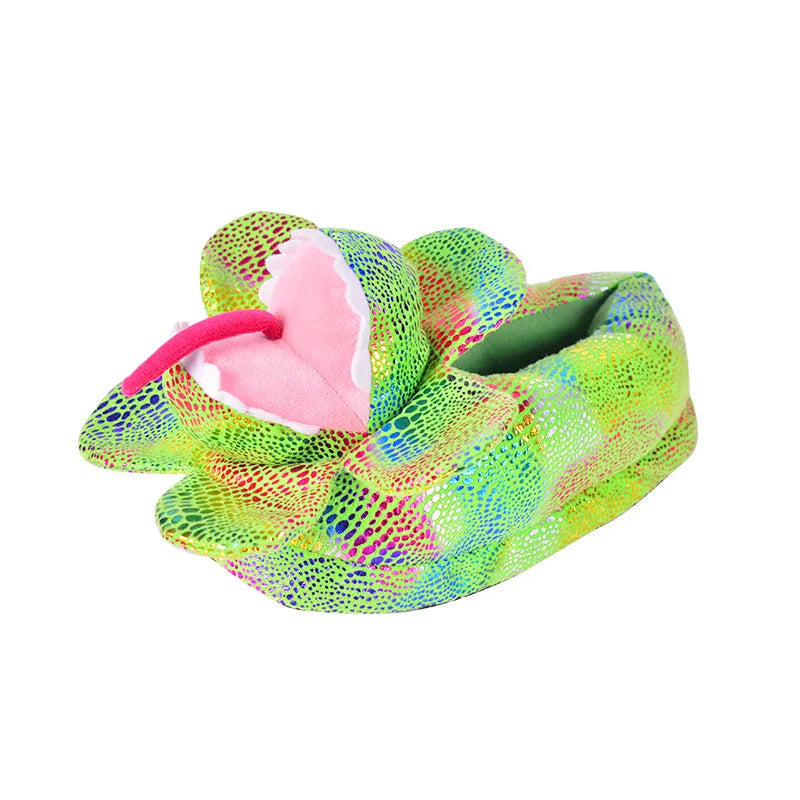 Parent-child Dinosaur Animal Shoes Creative Funny Slip On Home Slides for Dad Mom Children Gift Slippers - FREE SHIPPING