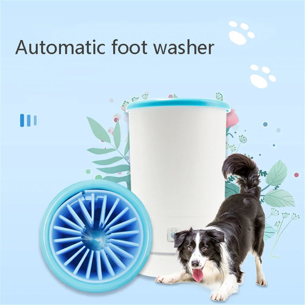 Pet Foot Cleaning Cup Quickly Wash Low Noise Dog Cat Washer Paw Cleaner 3.7V Automatic Electric Portable Pet Cleaner Accessories
