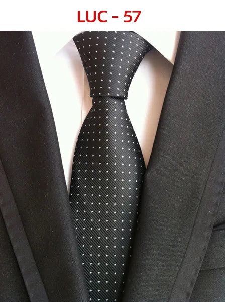 8cm Men's Tie Silk Plaids Floral Luxury Necktie Striped Ties For Men Business Formal Dresses Wedding Accessories Boy Tie