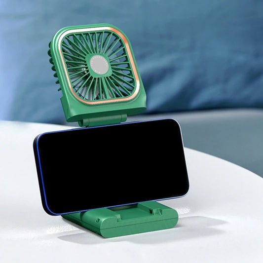 Quiet Personal Fan, Portable Hands Free Neck Fan,Adjustable USB Rechargeable Small Fan 3000mAh Power Bank Personal