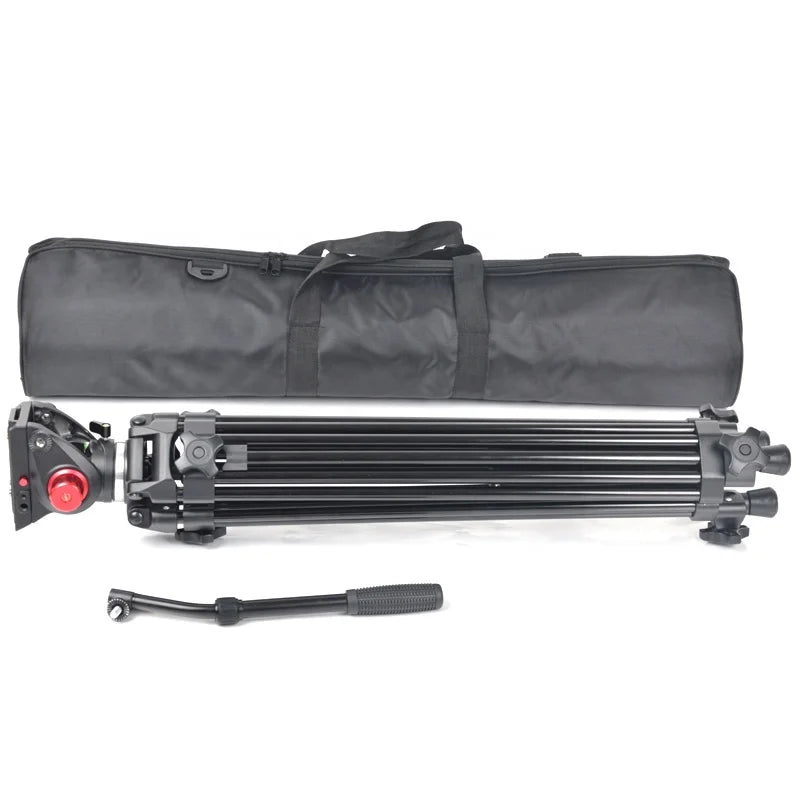 professional camera tripod stand for phone 1.8M aluminum heavy duty floor standing photography with 1/4 & 3/8 screws