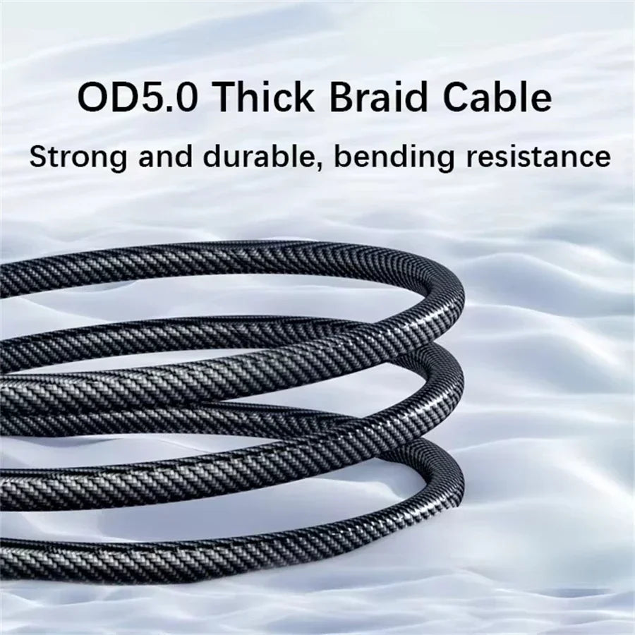 1PCS 120W Type C to Type C Super Fast Charging Cable for Phone with LED Display USB Data Cable to Type C for huawei oppo vivo