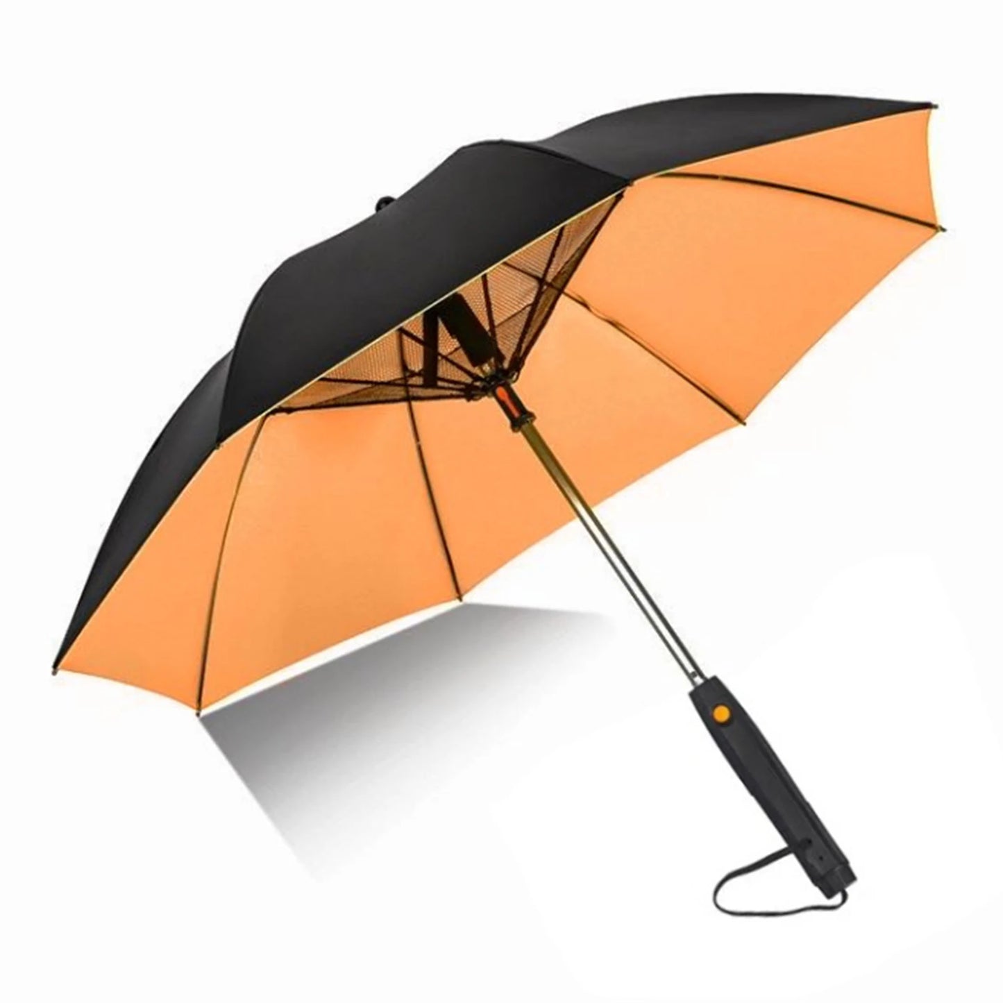 Portable Umbrella 2025 With Fan Misting UV Sun Umbrella Safety Isolation Mesh Super Wind Power Battery & USB Rechargeable Powered