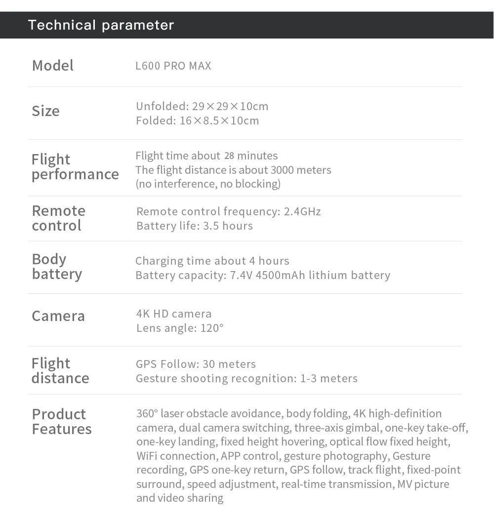 Big Sales now L600 PRO MAX GPS Drone Professional 4K 3-Axis PTZ HD Dual Camera Obstacle Avoidance Brushless Motor 5G WIFI RC Quadcopter Toys