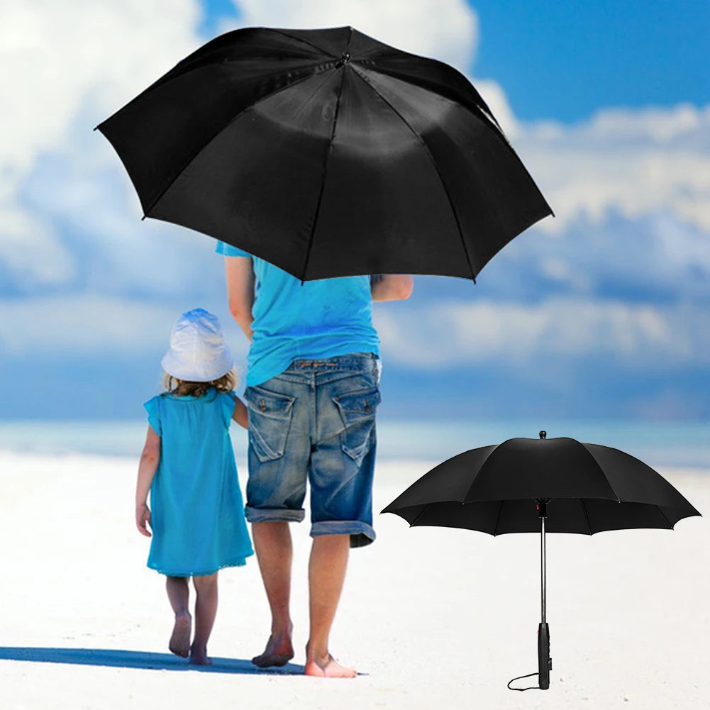 Portable Umbrella 2025 With Fan Misting UV Sun Umbrella Safety Isolation Mesh Super Wind Power Battery & USB Rechargeable Powered